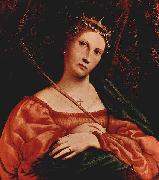 Lorenzo Lotto Hl. Katharina von Alexandrien oil painting on canvas